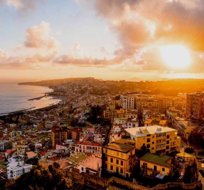 Naples aerial view